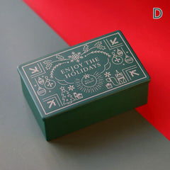 Christmas Tinning Can Candy Box Gift Storage Biscuit