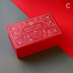 Christmas Tinning Can Candy Box Gift Storage Biscuit