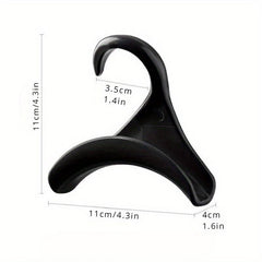 6pcs School Bag Hook Handbag Hat Silky Scarf Storage Rack