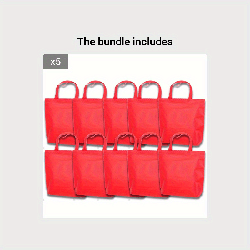 10pcs Non woven Fabric Party Bags for Candy Birthdays