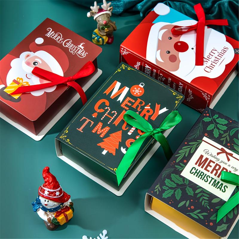 16pcs Christmas Packaging DIY Carton Set for Stores Chocolate Candy Boxe