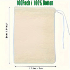 10pcs Drawstring Burlap Bags for Restaurant Supermarket