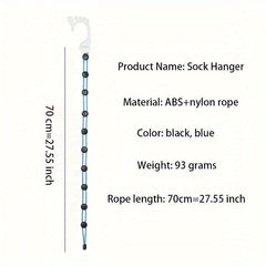 2pcs Sock Organizer for Cleaning Drying and Storing Socks Adult Sock Hook