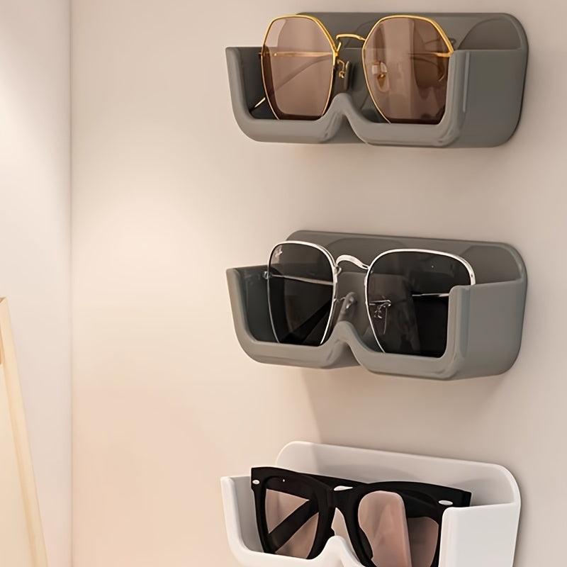 Wall Hanging Glasses Storage Rack for Bathroom and Bedside