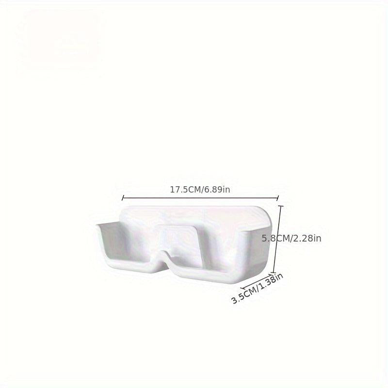 Wall Hanging Glasses Storage Rack for Bathroom and Bedside