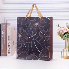 12pcs Flower Series Craft Gift Bags - Assorted Sizes for Mother's Birthdays