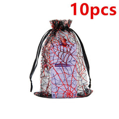 Christmas Candy Foil Bag Halloween Gift Organizer Bag for Retail Stores