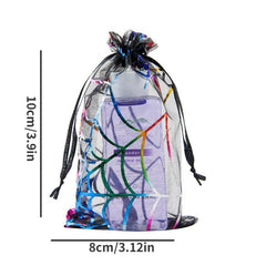 Christmas Candy Foil Bag Halloween Gift Organizer Bag for Retail Stores