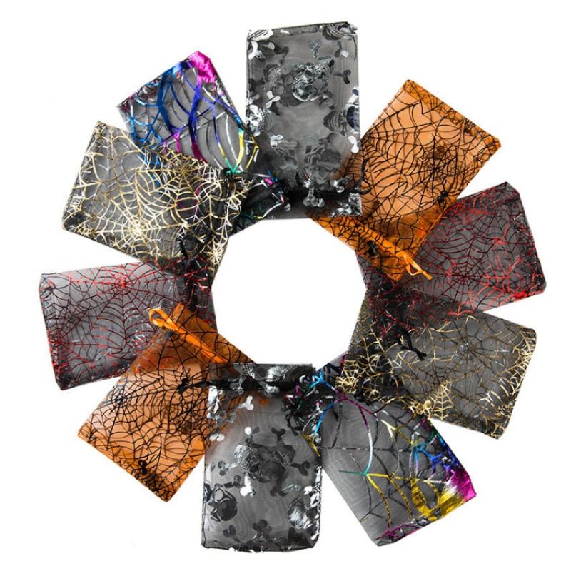 Christmas Candy Foil Bag Halloween Gift Organizer Bag for Retail Stores
