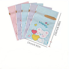 20pcs Cartoon Candy Bag Biscuit Packaging Bag Gift Bag for Holiday Use