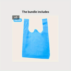 10pcs Vest Bag Supermarket Shopping Bag Customized Handbag Packing Bag