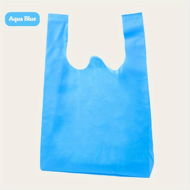 10pcs Vest Bag Supermarket Shopping Bag Customized Handbag Packing Bag