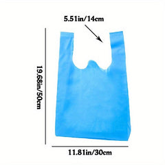 10pcs Vest Bag Supermarket Shopping Bag Customized Handbag Packing Bag