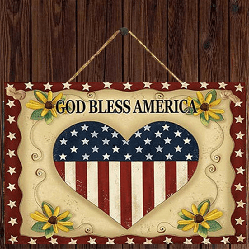 American Flag Independence Pendant Decoration
