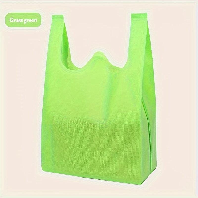 10pcs Vest Bag Supermarket Shopping Bag Handbag Packing Bag Tote Bag