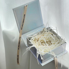 Mermaid Princess Christmas Magnetic Silver Laser Flip Jewelry Box Notebook