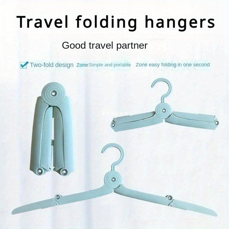 Portable Folding Clothes Hanger for Travel - Windproof & Anti-Slip - 40g