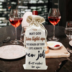 Job Wine Bottle Gift Bag Coworker Leaving & Party Decorations Bag