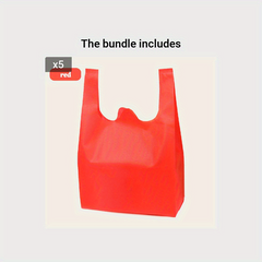 10pcs Supermarket Shopping Bag Handheld Environmental Protection Bag Handbag