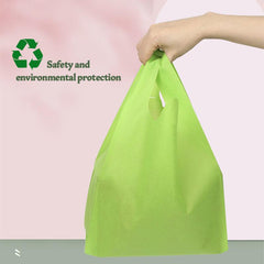 10pcs Hand-held Vest Bags for Supermarket Shopping