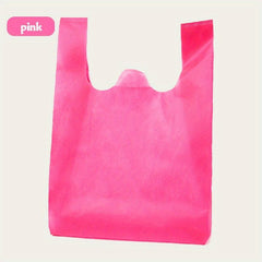 10pcs Hand-held Vest Bags for Supermarket Shopping