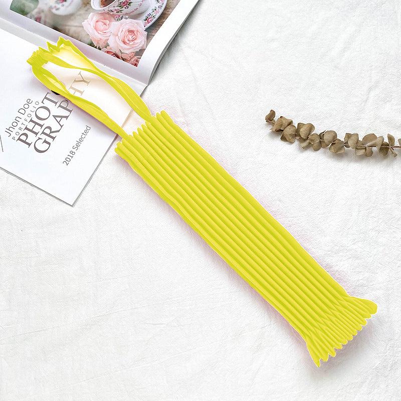Unique Small Canvas Shopping Bag with Accordion Folds