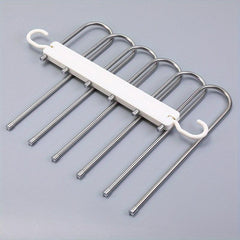 Stainless Steel Folding Trouser Rack Household Trouser Clip Hanger