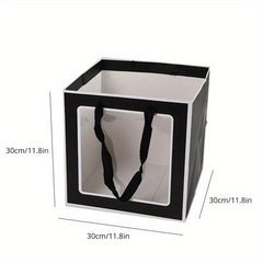 Clear Window Gift Bag with Border for Shops