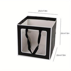 Clear Window Gift Bag with Border for Shops