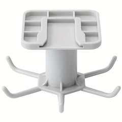 2pcs Kitchen Utensil Hooks 360 Rotating Hanging Rack, Tools Towel Organizer