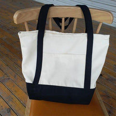 Portable Large Capacity Canvas Shopping Bag for Shops