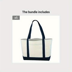 Portable Large Capacity Canvas Shopping Bag for Shops