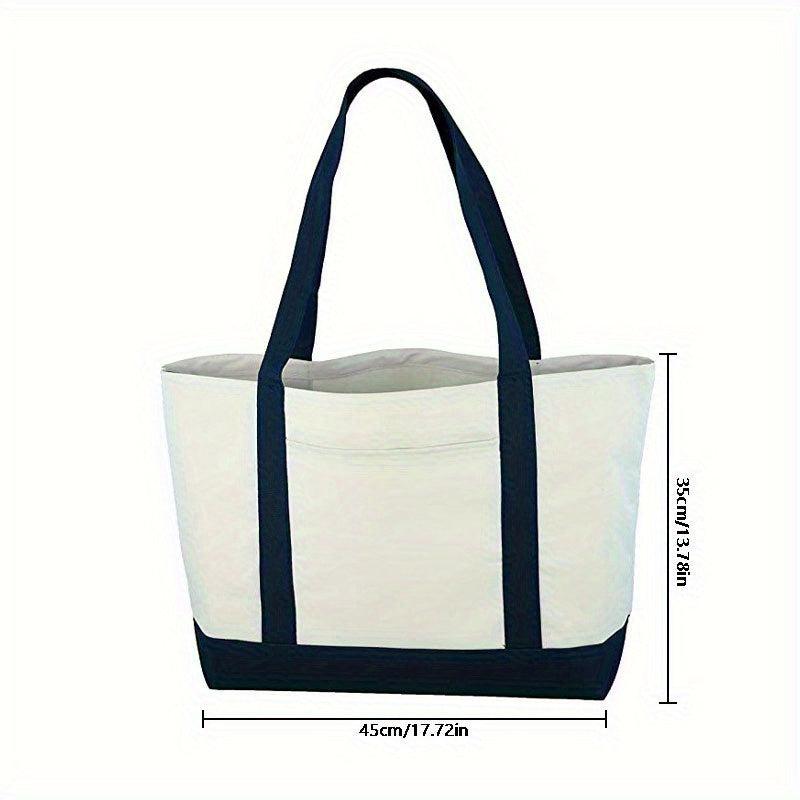 Portable Large Capacity Canvas Shopping Bag for Shops