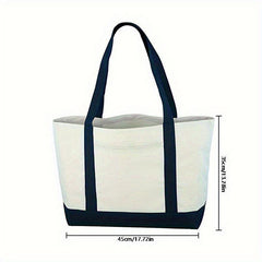 Portable Large Capacity Canvas Shopping Bag for Shops