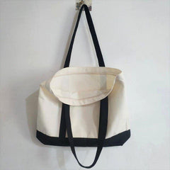 Portable Large Capacity Canvas Shopping Bag for Shops