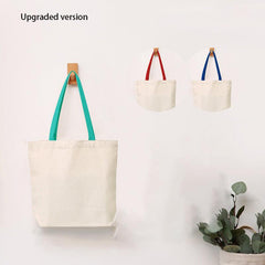 2pcs Canvas Shoulder Bag Casual Handbag For Beach Shopping