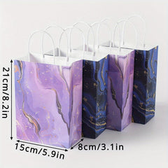 10pcs Medium Gift Bags W/ Tissue Paper for Parties Wedding, Shopping