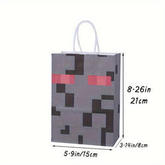 8pcs Art Gift Bag for Candy Snacks and Party Supplies