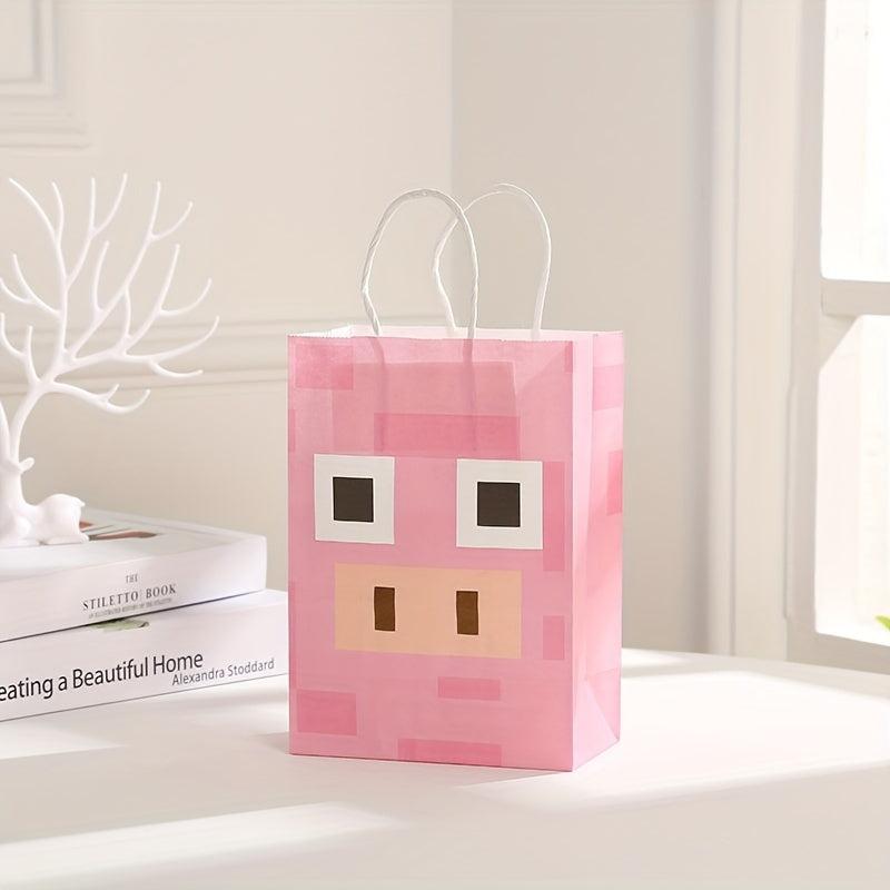 8pcs Art Gift Bag for Candy Snacks and Party Supplies