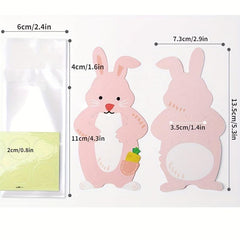 10pcs Cute Animal Cookie Bags for Retail Stores and Supermarkets
