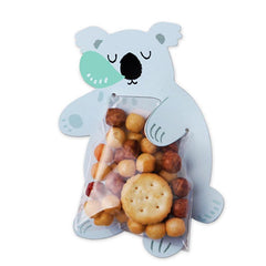 10pcs Cute Animal Cookie Bags for Retail Stores and Supermarkets