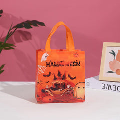 5pcs Halloween Tote Bags Non-woven Party Candy Gift Wrap