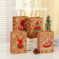 3pcs Christmas Gift Bag Set for Stores Party Holiday