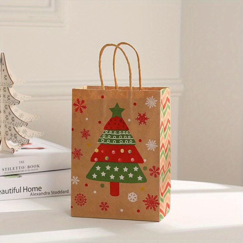 3pcs Christmas Gift Bag Set for Stores Party Holiday