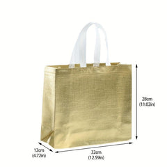5pcs Laser Coated Non-woven Fabric Gift Bags