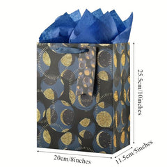 Medium Gift Bags Assorted with Tissue Paper for Birthdays and Holidays