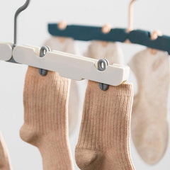 Multifunctional Magic Sock Drying Rack Anti Slip Clothes Rack