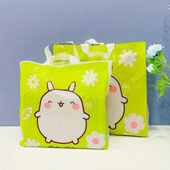 10pcs Rabbit Gift Bag Net Red Tote Bag Women's Clothing Store Plastic Bag