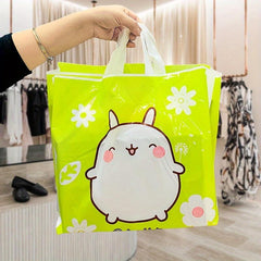 10pcs Rabbit Gift Bag Net Red Tote Bag Women's Clothing Store Plastic Bag