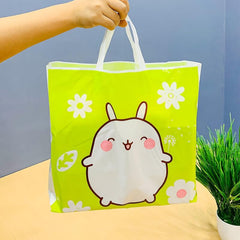 10pcs Rabbit Gift Bag Net Red Tote Bag Women's Clothing Store Plastic Bag
